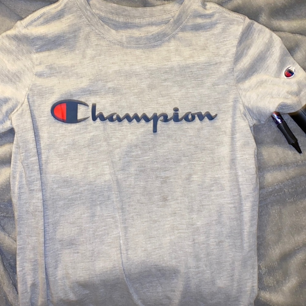Gray champion T-shirt